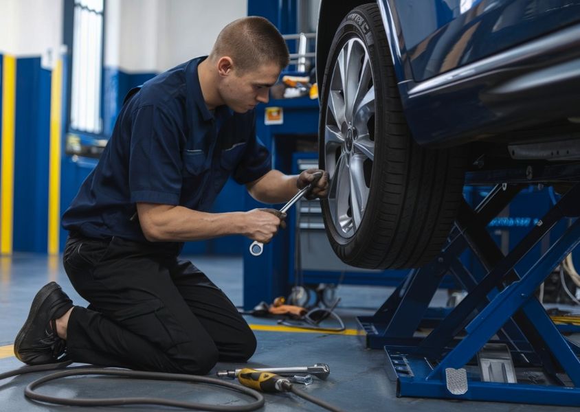 Mechanica-at-Dingmans-Rotating-Tires-on-a-car-